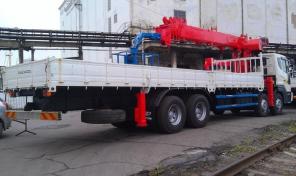 кран-манипулятор Kanglim 1256 на базе Daewoo Novus