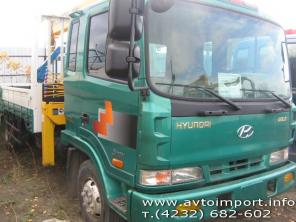 Грузовик с краном Hyundai Gold 2004г, борт 5т, стрела 3,2т-НОВАЯ
