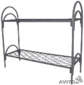 Продам кровати двухъярусные металлические б/у