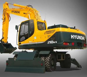 Колесный экскаватор Hyundai R210W-9S