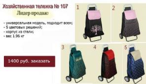 Хозяйственная сумка - тележка