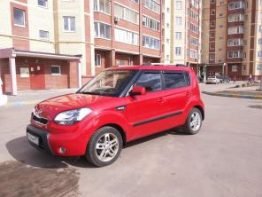 Kia Soul 2011 Кроссовер красный, отличное сост.