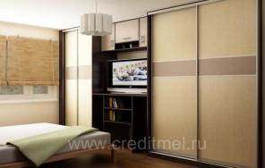 Двери купе, шкафы купе, гардеробные Командор от КредитМебель