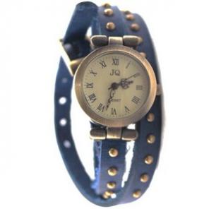 Дизайнерские винтажные часы Vintage Dark blue №105