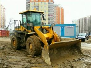 фронтальные погрузчики 1,8м3 в аренду с операторам