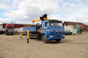 Продам Камаз 65117 с КМУ Soosan scs746L
