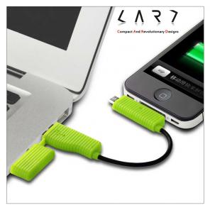 Оригинальный переходник USB - microUSB/Iphone 30 pin, два в одном!