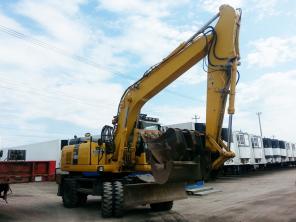 Колесный экскаватор Komatsu PW180, Экскаватор колесный Komatsu PW180, Полноповоротный экскаватор Komatsu PW180, Экскаватор из европы Komatsu PW180
