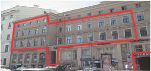 Трехуровневое помещение в центре С-Пб. 800 кв. м