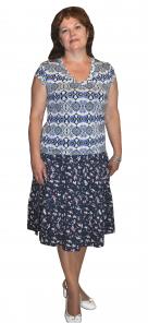 Юбка трикотажная оптом Ю-003, юбки оптом