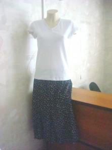 Юбка женская из вискозы оптом Ю-001В, трикотаж оптом