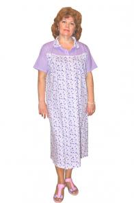 Трикотажная ночная сорочка оптом С-023, трикотаж оптом