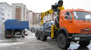 Продам Камаз - седельный тягач вездеход с КМУ Soosan SCS866LS + Буровая установка