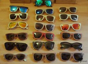 Солнцезащитные очки из дерева wayfarer ray ban