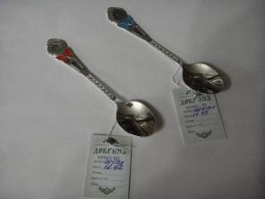 Детские ложечки из серебра 925 пробы