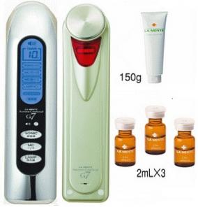 Набор La Mente Aurora Ceutical G7 с частотой ультразвука 7 МГц + C Pla Whitening 2ml х 3 + Aurora Liftup Gel 150g