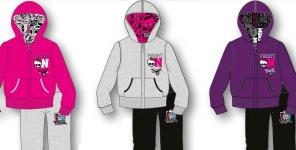 Пижамы, спортивные костюмы, халатики Monster High Монстер хай, оптом