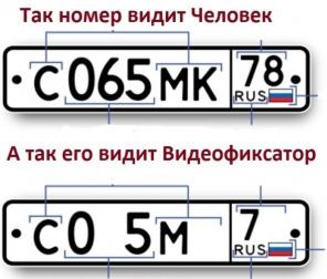 Невидимые для камер автономера, пленка на номер