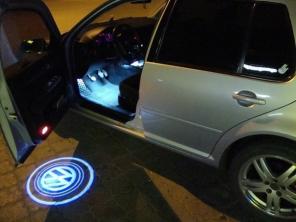 Лазерная проекция логотипа авто - подсветка двери
