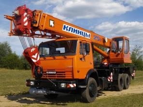 КС 55713-1К-1 автокран с гуськом 25т. (КАМАЗ-65115)