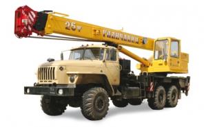 КС 55713-3 автокран 25т. (УРАЛ-4320)