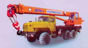 КС 55713-3К-3 автокран 25т.(УРАЛ-5557)