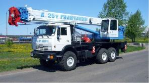 КС 55713-5В автокран 25т.(КАМАЗ-43118)