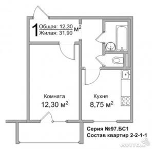Продам 1-комн. квартиру на Северо-Западе