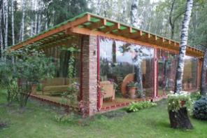 Защитные уличные шторы ПВХ для беседок и веранд.