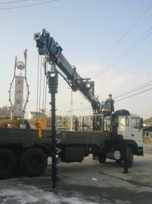 Бурильно-крановая установка HIAB 190TМ