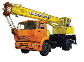 Российские Автокраны на КамАЗе