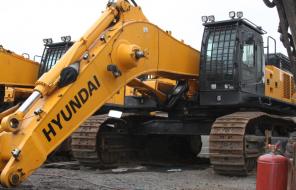 Продаем гидравлические экскаваторы HYUNDAI R800LC-7A б/у 4м3