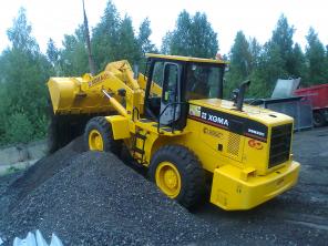 Фронтальный погрузчик XGMA XG955 объём ковша 3 м³.