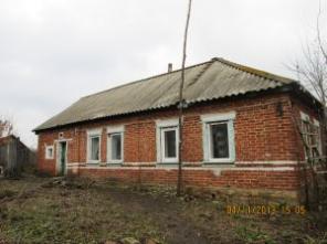 Дом из красного кирпича с пластиковыми окнами в Чаплыгинском районе Липецкой области