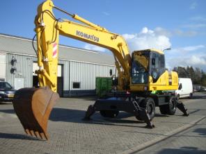 KOMATSU PW 180-7K-колесный экскаватор