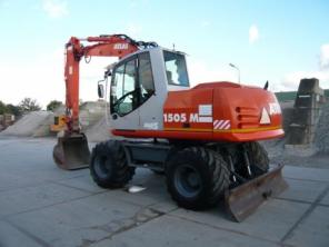 Atlas 1505-колесный экскаватор/