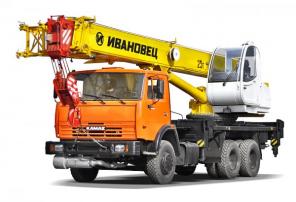 НОВЫЙ Автокран ИВАНОВЕЦ КС-45717K-1,