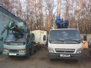 Аренда японского ямобура с вращателем на стреле