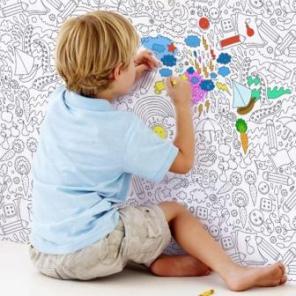 Обои-раскраски для развития воображения. Опт