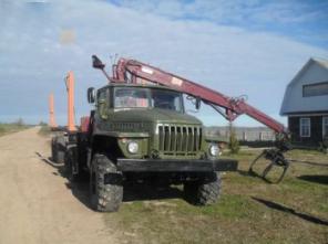 Лесовозы на базе Камаз 4310 и Урал 4320 внедорожники с манипулятором.