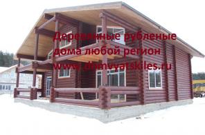 Деревянные рубленые дома, бани