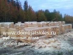 Деревянные рубленые дома, бани