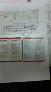 лекарственный препарат ferinject (жидкое железо)