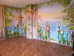 Тольятти. Авторская роспись стен и потолка