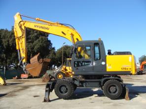 Колесный экскаватор Hyundai Robex 170W-7А, Экскаватор колесный Hyundai Robex 170W-7А, Полноповоротный экскаватор Hyundai Robex 170W-7А, Экскаватор из европы Hyundai Robex 170W-7А