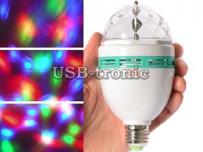 LED Лампа Цветомузыка для праздника