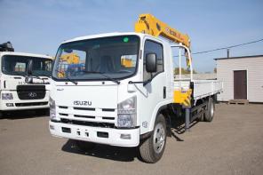 Isuzu кран-манипулятор с КМУ XCMG6.3 Тонны
