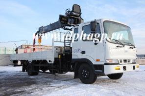 кран-манипулятор Hyundai HD120 Кран Hiab160T
