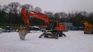 Продаётся экскаватор колёсный Hitachi zx210w