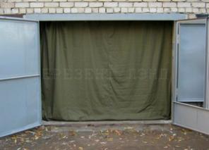 Пологи, тенты, шторы, завесы из брезента